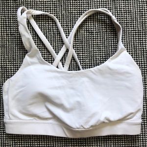 White lululemon energy bra